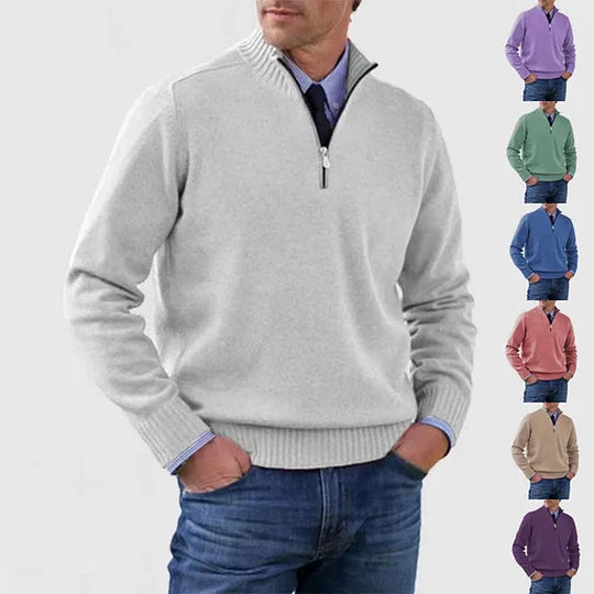 EDWARD | HALF-ZIP SWEATER