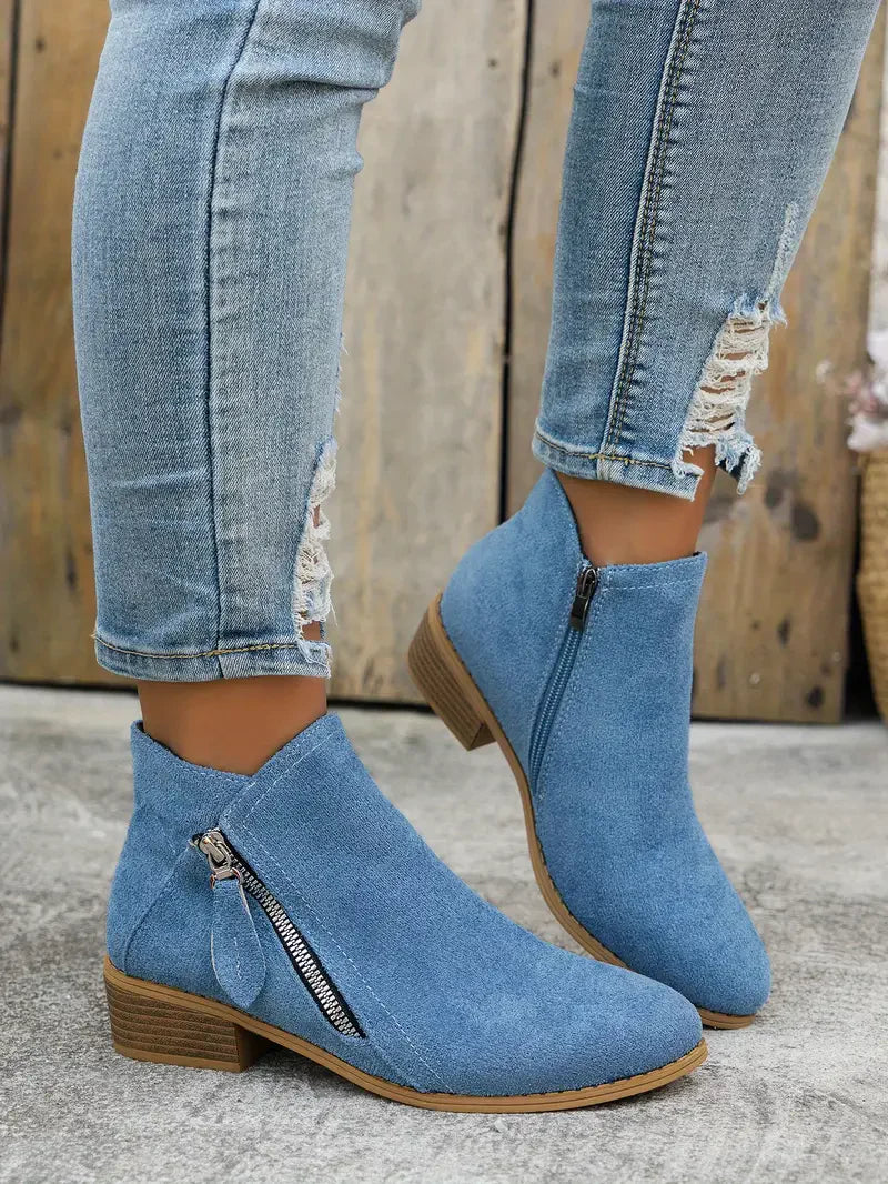 BERNARDINA | LOW-HEEL BOOTS