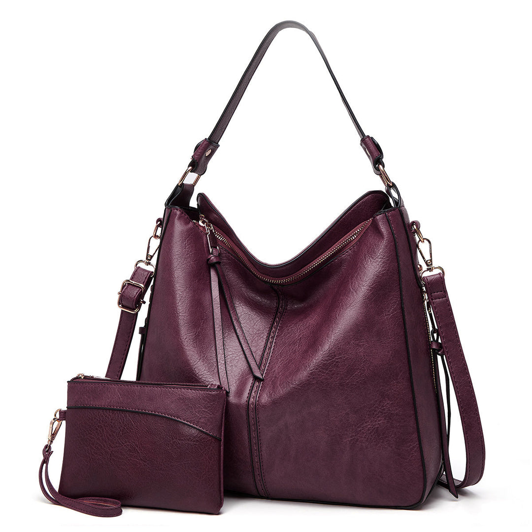 BROOKLY | LUXURY LEATHER HOBO HANDBAG