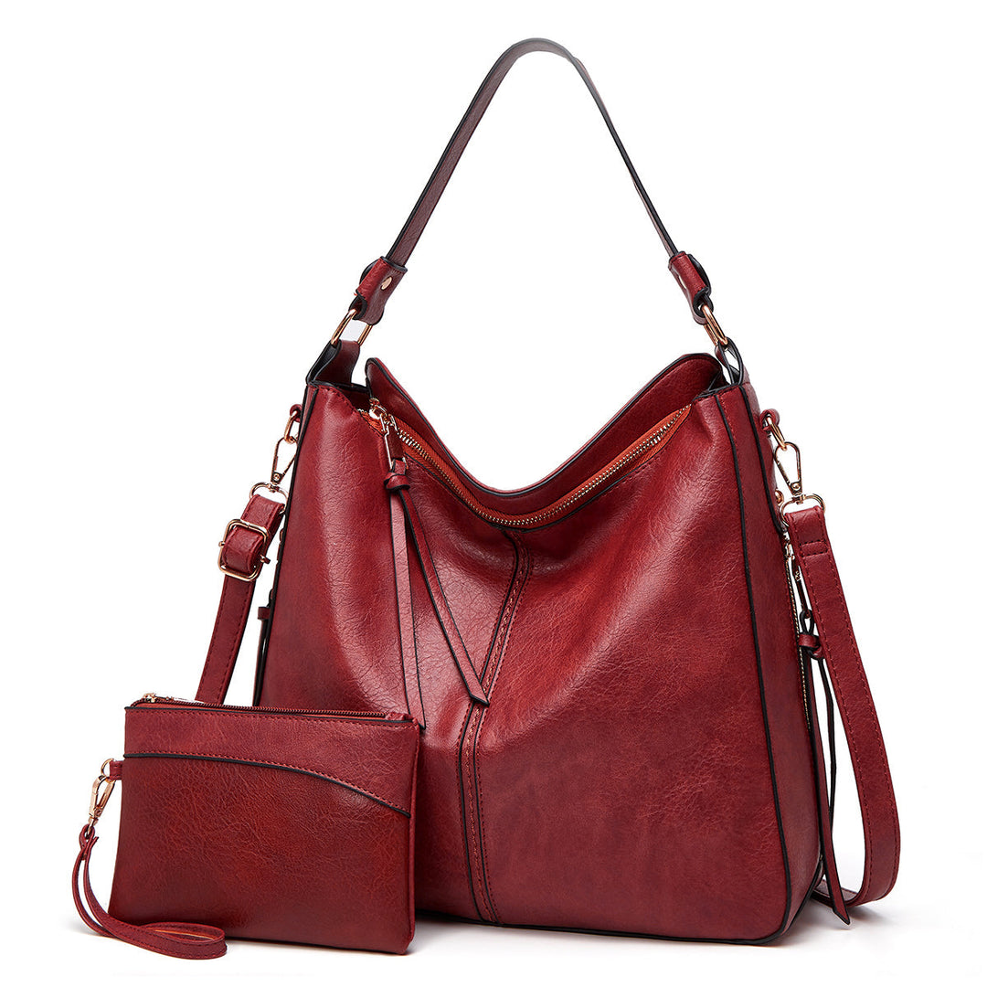 BROOKLY | LUXURY LEATHER HOBO HANDBAG
