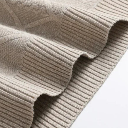 ANTON | MEN’S GEOMETRIC KNIT SWEATER