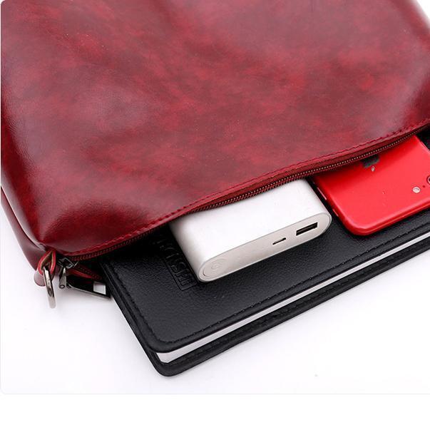 SHELLY | RETRO FOUR-PIECE VEGAN LEATHER BAG SET