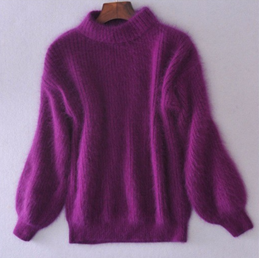 FREYA | ANGORA KNIT SWEATER