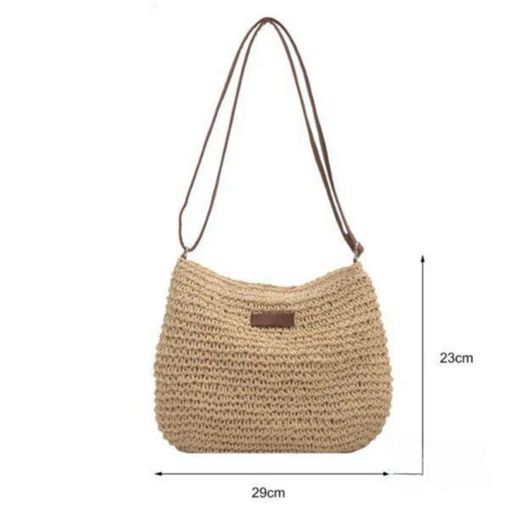 MARLY | STRAW SLING CROSSBODY BAG