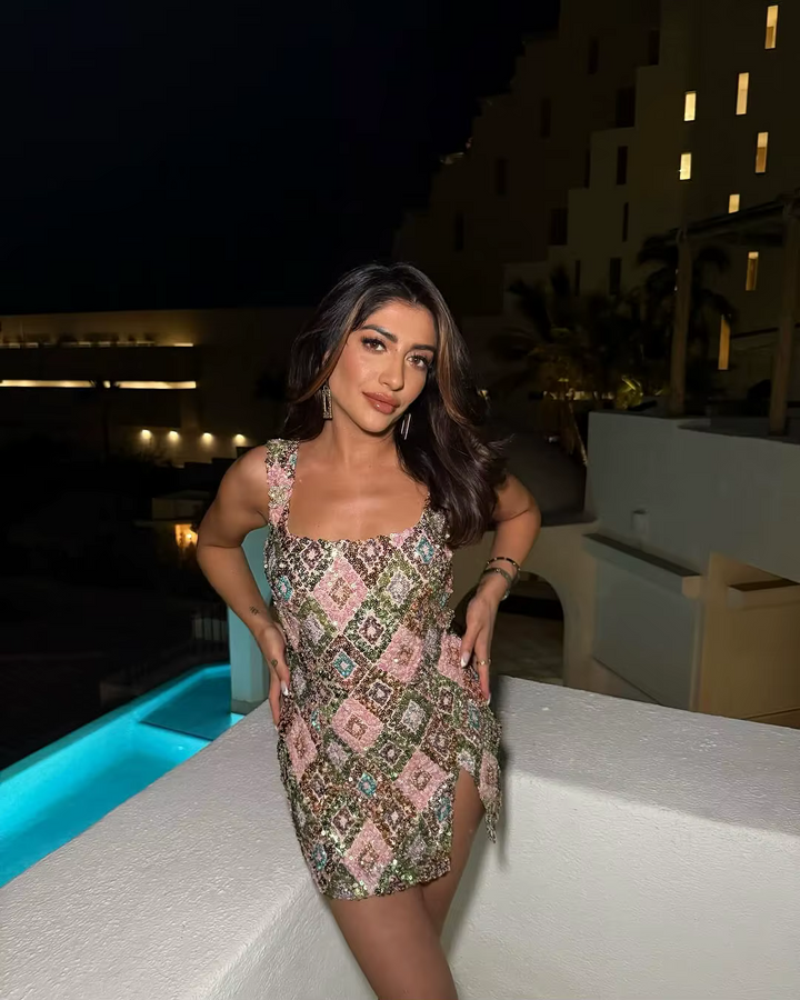 CELINE | SEQUIN HEARTTHROB MINI DRESS