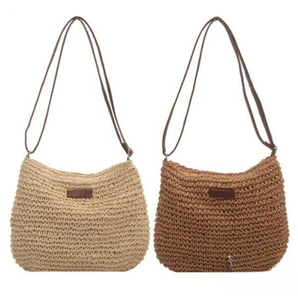 MARLY | STRAW SLING CROSSBODY BAG