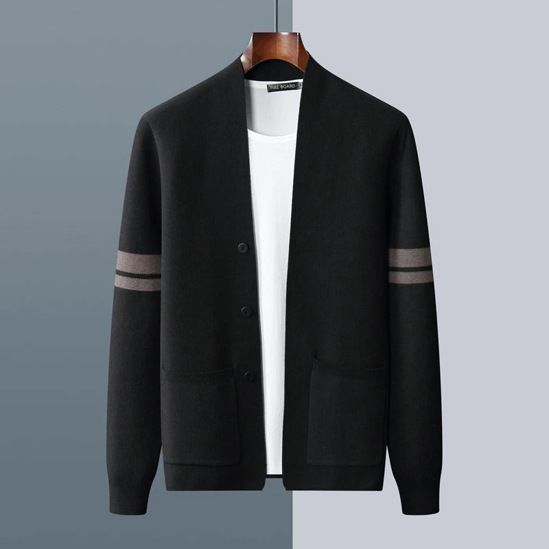 WILLIAM | MEN’S MERINO WOOL-BLEND CARDIGAN
