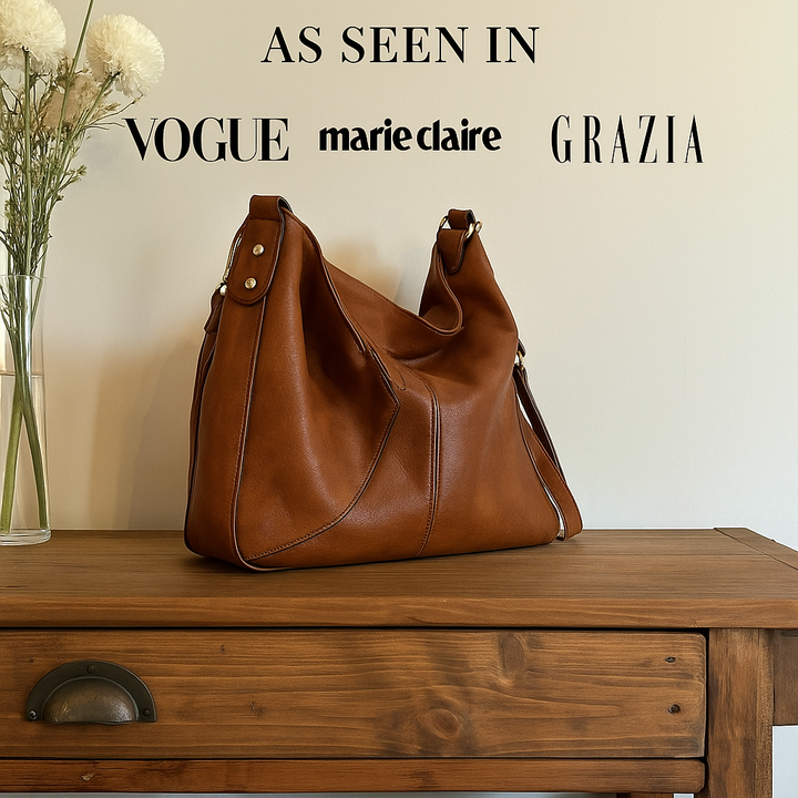 BROOKLY | LUXURY LEATHER HOBO HANDBAG