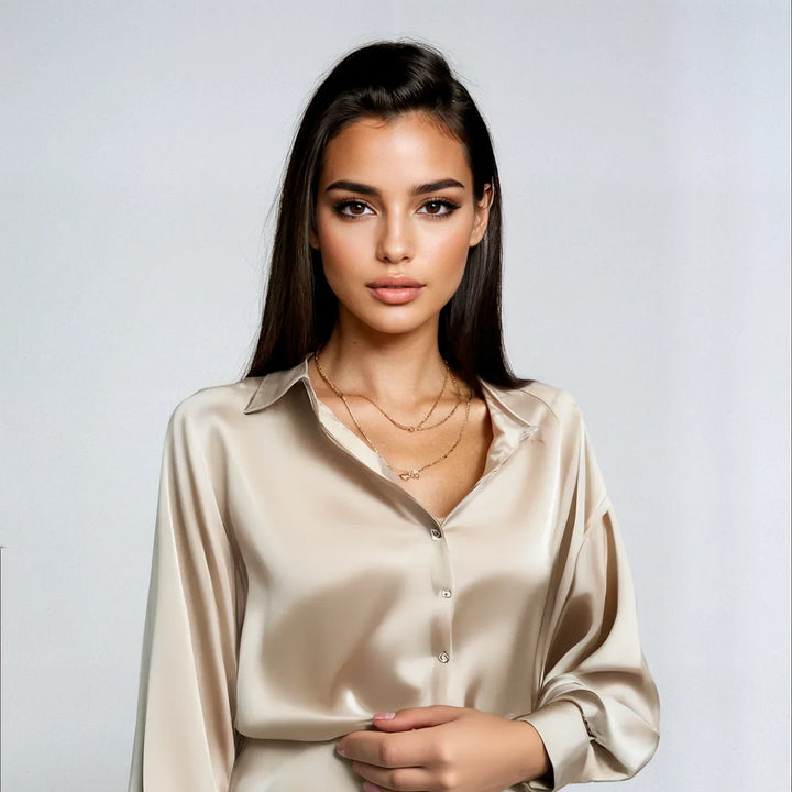 GIANNA | SATIN BLOUSE