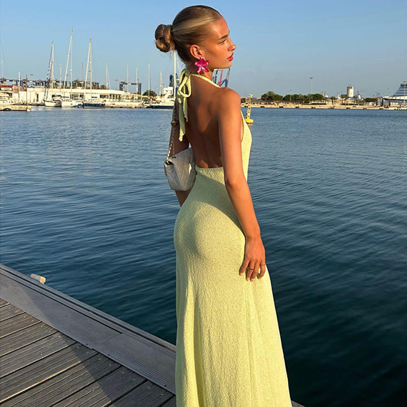 NADIA | FLORAL APPLIQUÉ MAXI DRESS