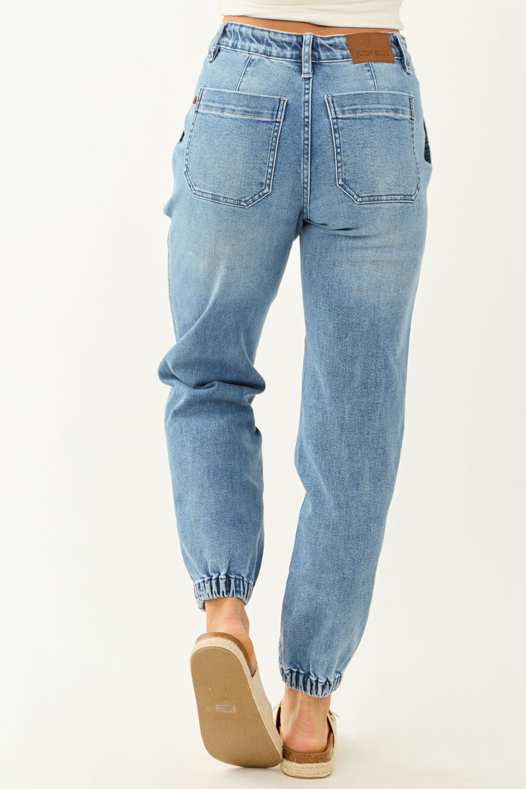 KELLY | WOMEN’S DENIM JOGGER JEANS WITH DRAWSTRING