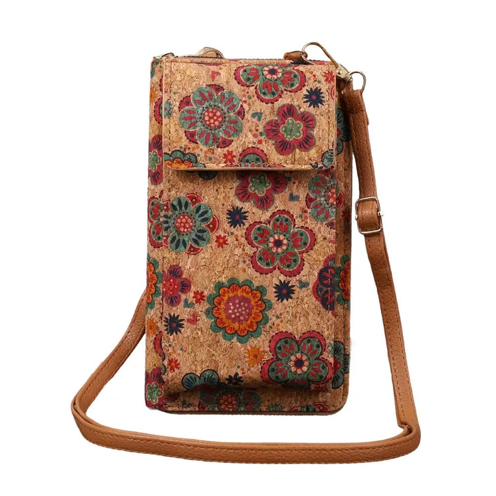 JUDITH | BOHO FLORAL CROSSBODY WALLET & PHONE PURSE