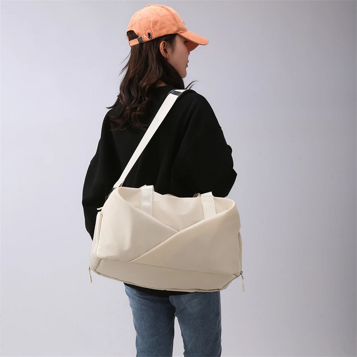 PAULEEN | WOMEN’S WATER-RESISTANT OXFORD GYM BAG