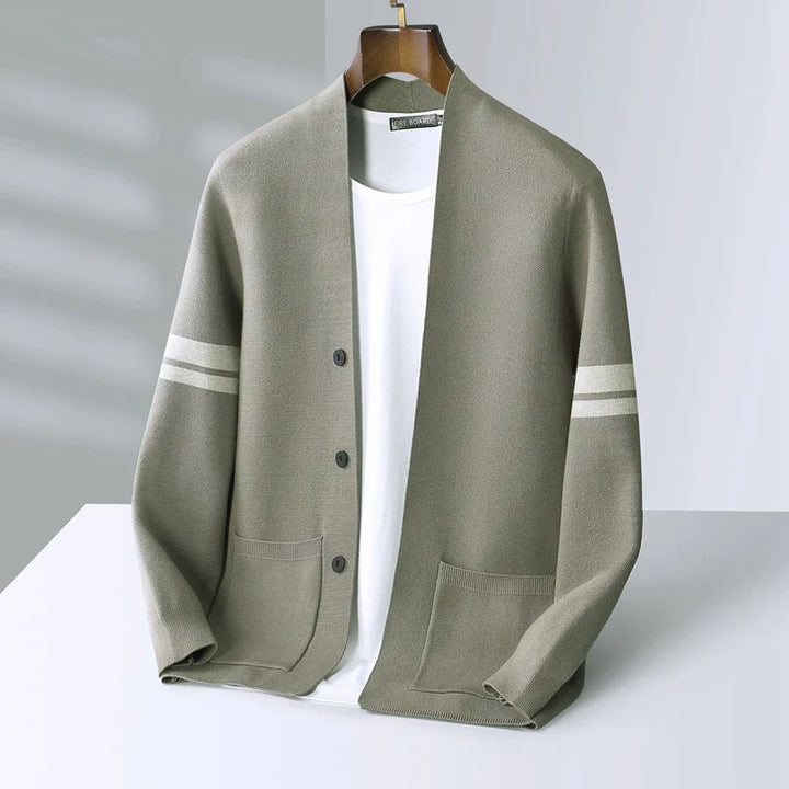 WILLIAM | MEN’S MERINO WOOL-BLEND CARDIGAN