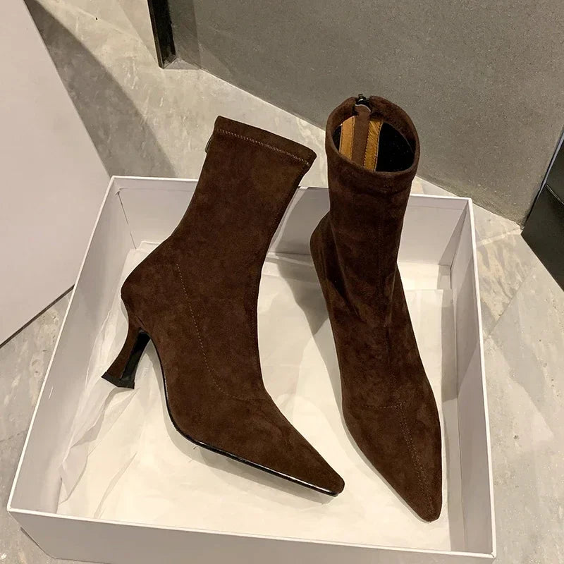 JAMS | WOMEN’S ECO SUEDE HEEL BOOTS