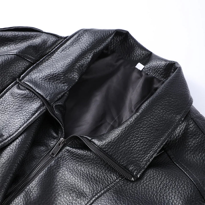 BRIANNA | WOMEN’S FAUX LEATHER OVERSIZED JACKET