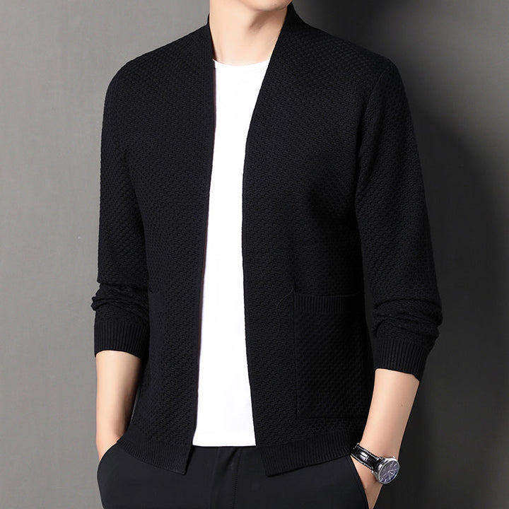 PAUL | MEN’S GEOMETRIC KNIT CARDIGAN