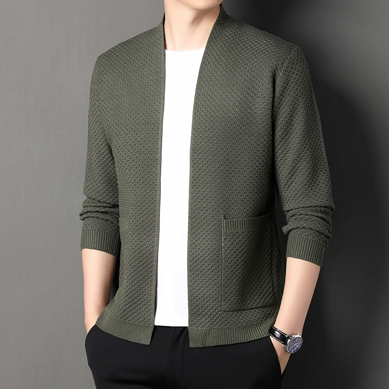 PAUL | MEN’S GEOMETRIC KNIT CARDIGAN