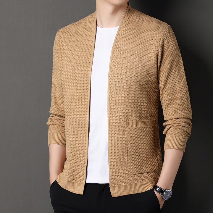 PAUL | MEN’S GEOMETRIC KNIT CARDIGAN