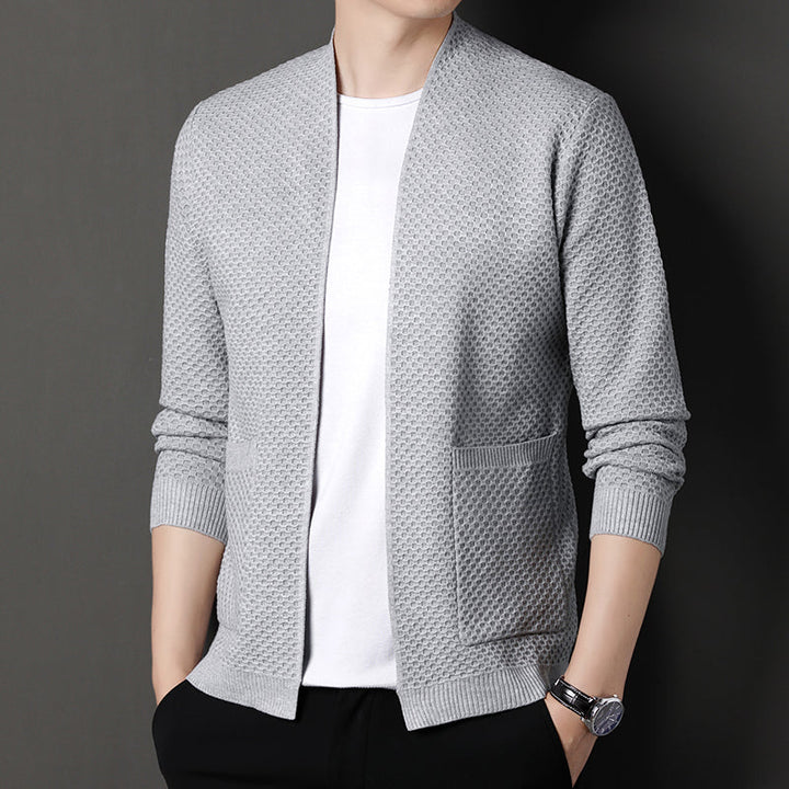 PAUL | MEN’S GEOMETRIC KNIT CARDIGAN