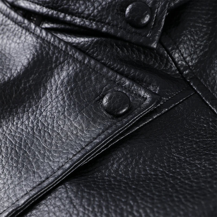 BRIANNA | WOMEN’S FAUX LEATHER OVERSIZED JACKET