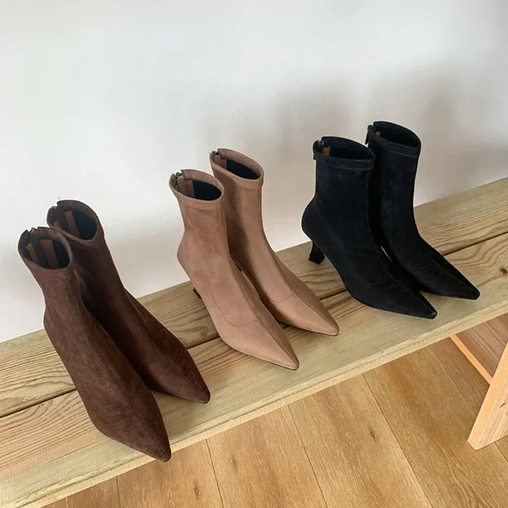 JAMS | WOMEN’S ECO SUEDE HEEL BOOTS