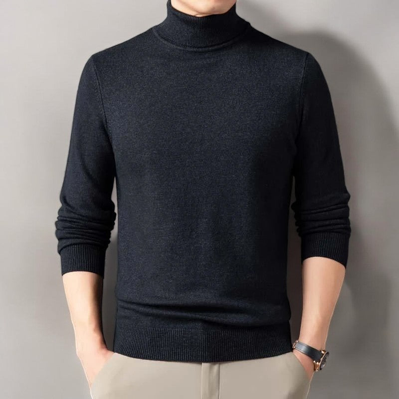 ELLIS | MEN’S CASHMERE-BLEND TURTLENECK