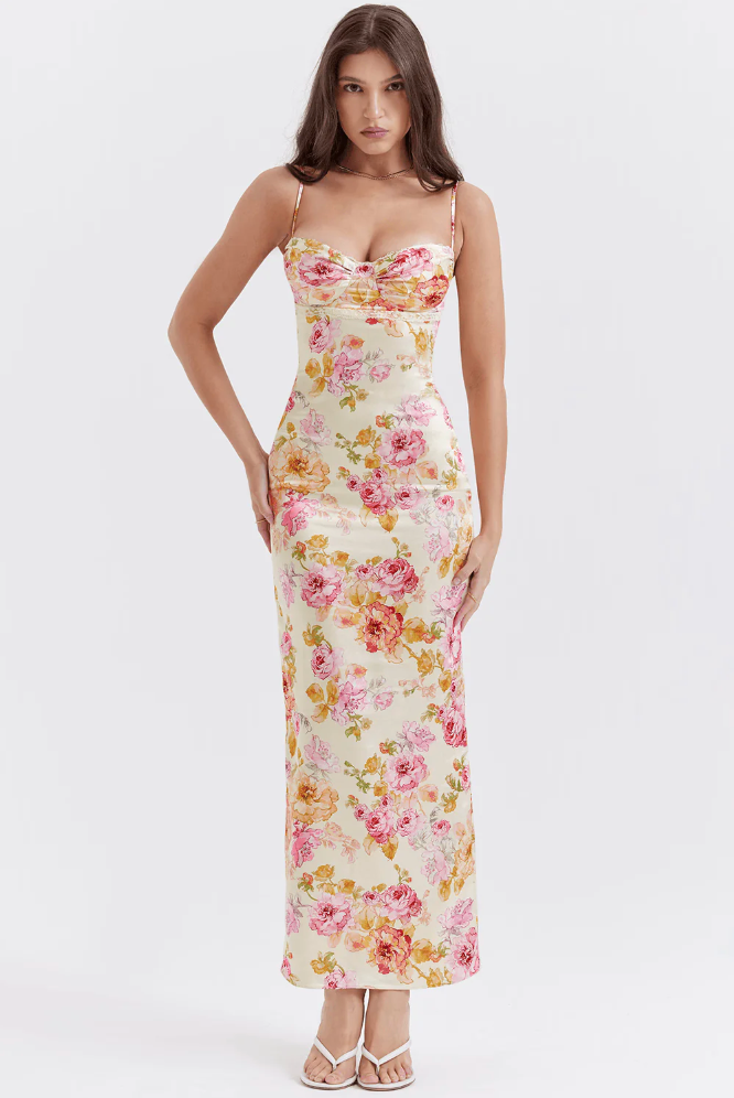ADA | FLORAL SPAGHETTI STRAP DRESS