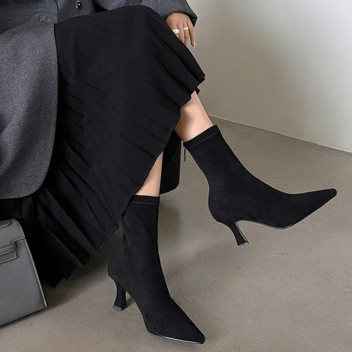 JAMS | WOMEN’S ECO SUEDE HEEL BOOTS