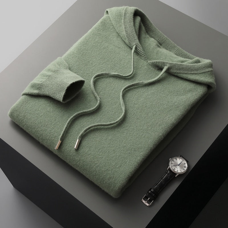 JACOB | MEN’S MERINO WOOL HOODIE