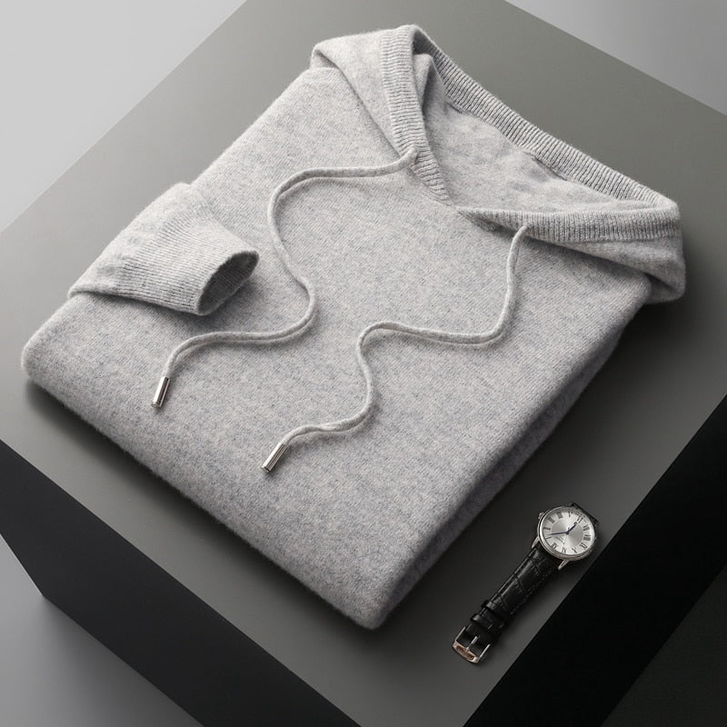JACOB | MEN’S MERINO WOOL HOODIE