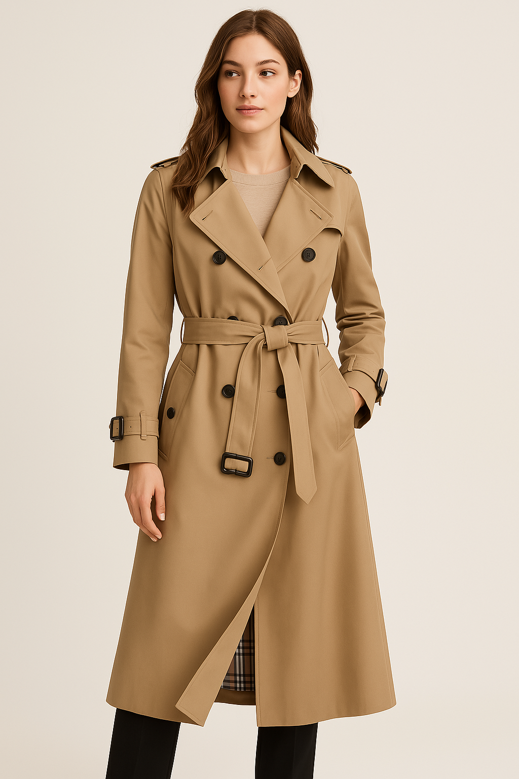 MIRA | WOMEN’S DOUBLE-BREASTED TRENCH COAT