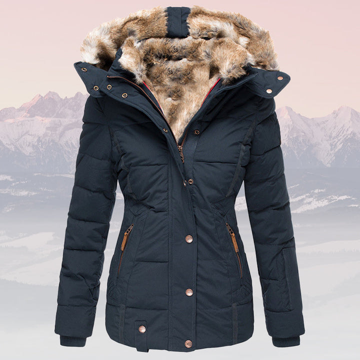 LIRA | WOMEN’S INSULATED FUR-COLLAR DOWN JACKET