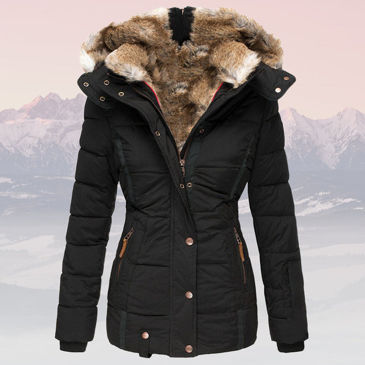 LIRA | WOMEN’S INSULATED FUR-COLLAR DOWN JACKET