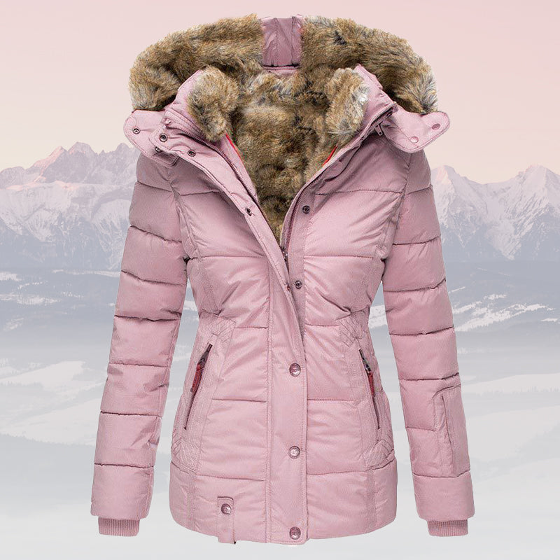 LIRA | WOMEN’S INSULATED FUR-COLLAR DOWN JACKET