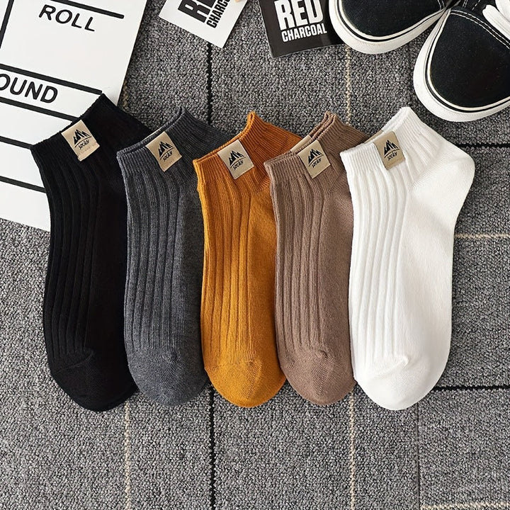 MORGAN | UNISEX LOW-CUT COTTON-BLEND SOCKS (5-PAIR SET)