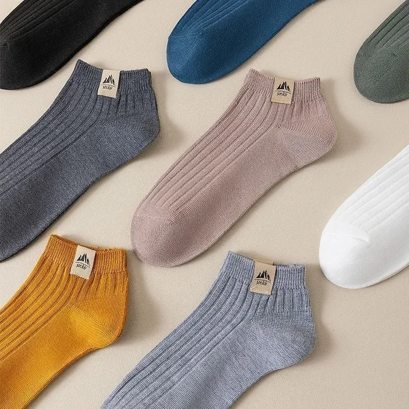 MORGAN | UNISEX LOW-CUT COTTON-BLEND SOCKS (5-PAIR SET)