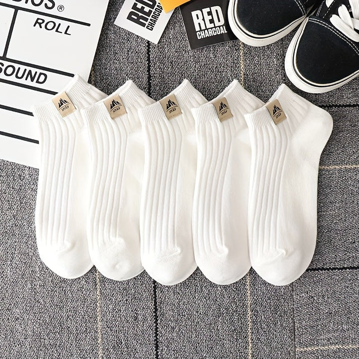 MORGAN | UNISEX LOW-CUT COTTON-BLEND SOCKS (5-PAIR SET)