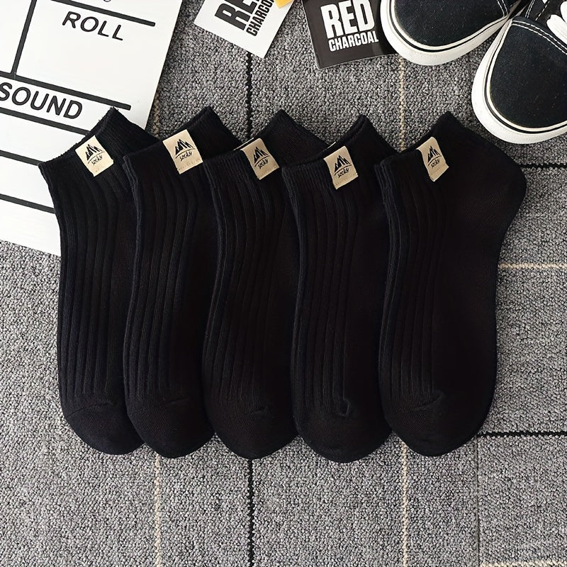 MORGAN | UNISEX LOW-CUT COTTON-BLEND SOCKS (5-PAIR SET)