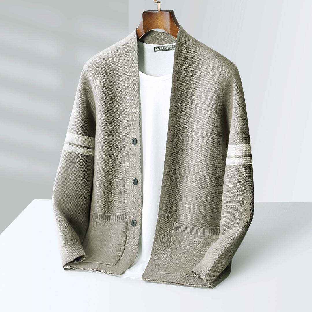 WILLIAM | MEN’S MERINO WOOL-BLEND CARDIGAN