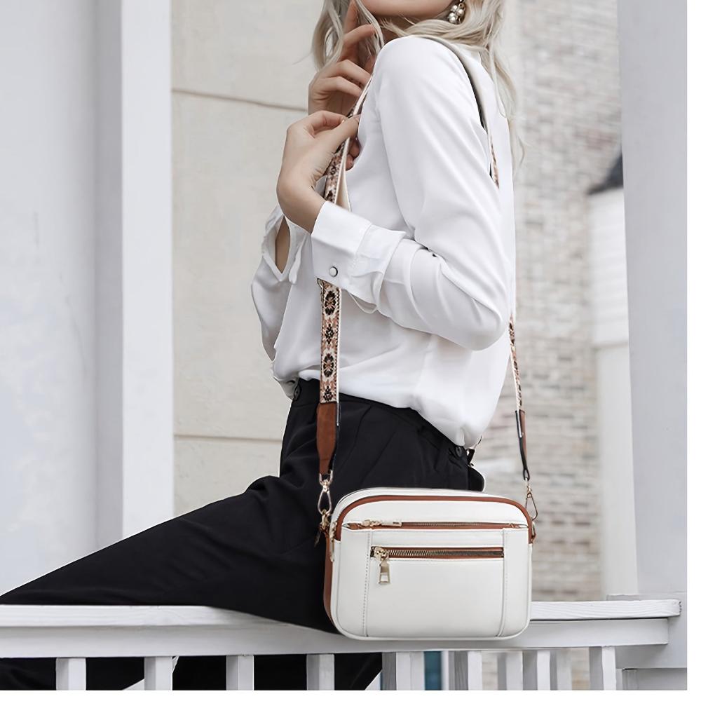 OPHELIA | SMALL SQUARE VEGAN CROSSBODY BAG