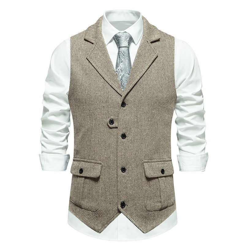 HENRY | MEN’S VINTAGE WOVEN WAISTCOAT