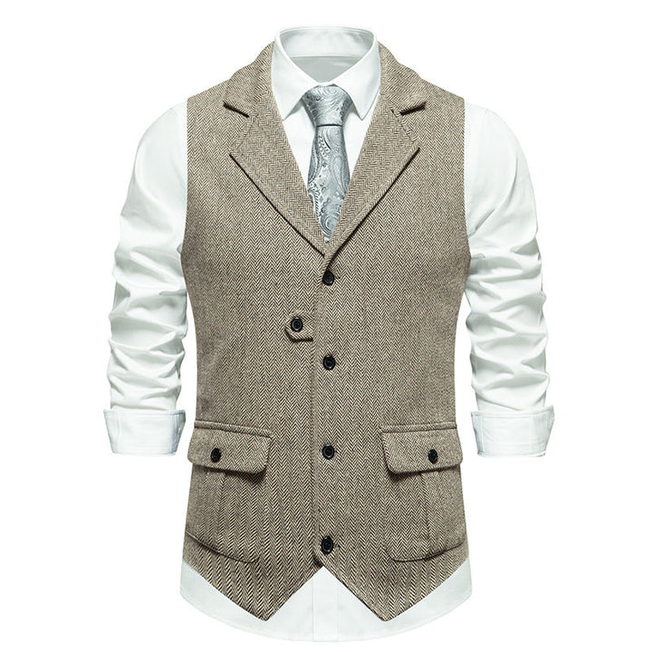 HENRY | MEN’S VINTAGE WOVEN WAISTCOAT