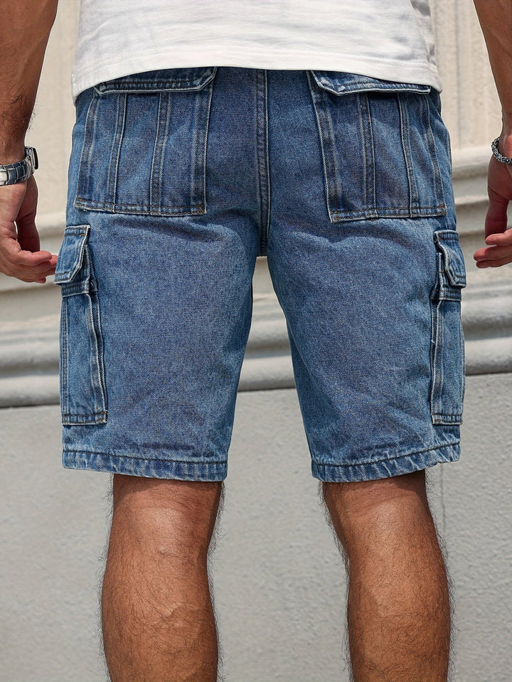 EDWARD | MEN’S BLUE DENIM SHORTS