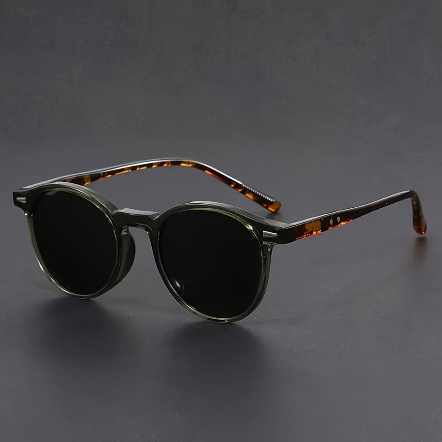 OLIVERA | RETRO TORTOISESHELL ROUND SUNGLASSES