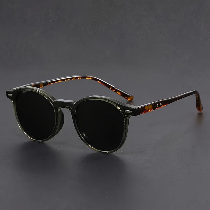 OLIVERA | RETRO TORTOISESHELL ROUND SUNGLASSES