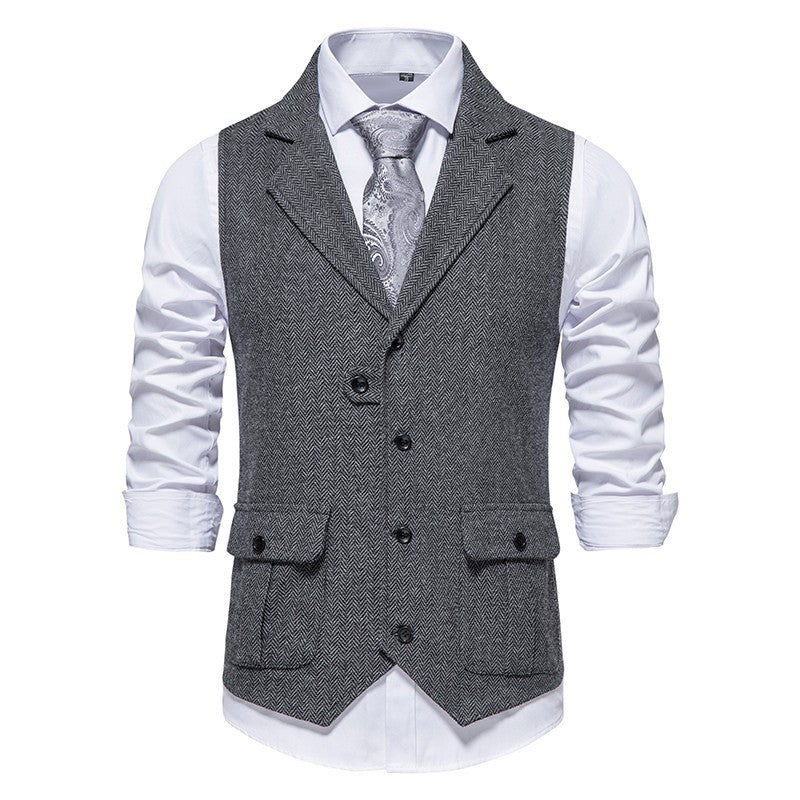 HENRY | MEN’S VINTAGE WOVEN WAISTCOAT