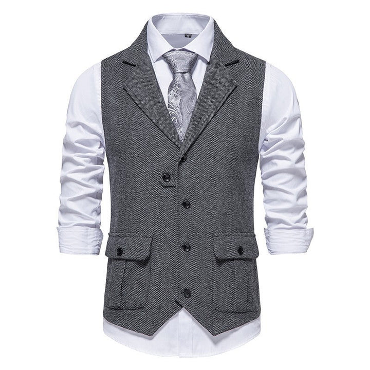 HENRY | MEN’S VINTAGE WOVEN WAISTCOAT