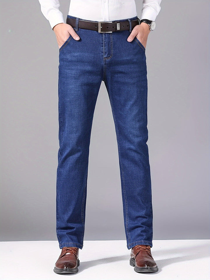 OWEN | MEN’S WIDE-LEG WASHED DENIM JEANS
