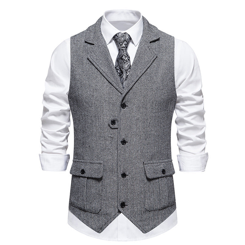 HENRY | MEN’S VINTAGE WOVEN WAISTCOAT
